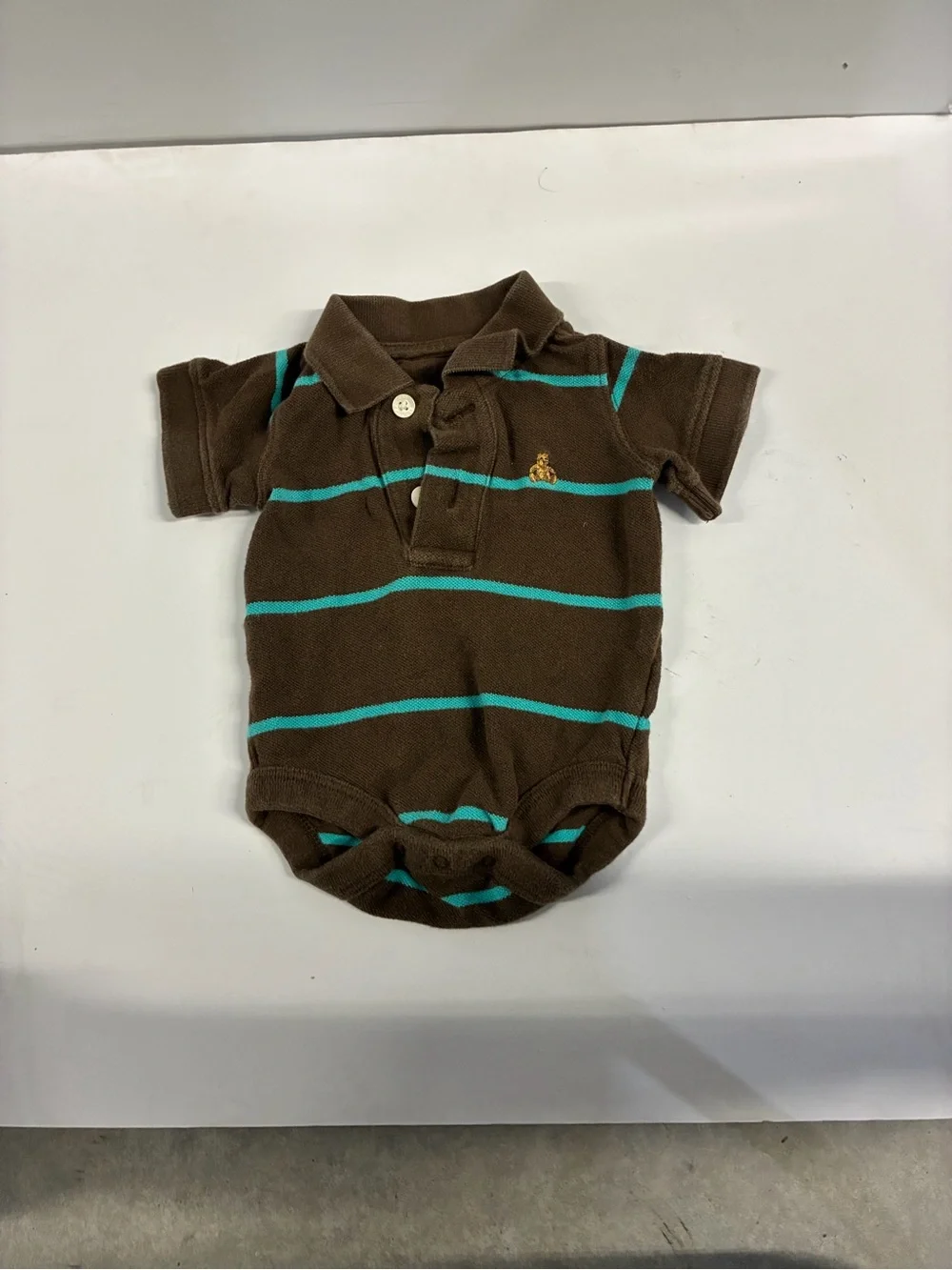 GAP Brown Baby Polo Bodysuit